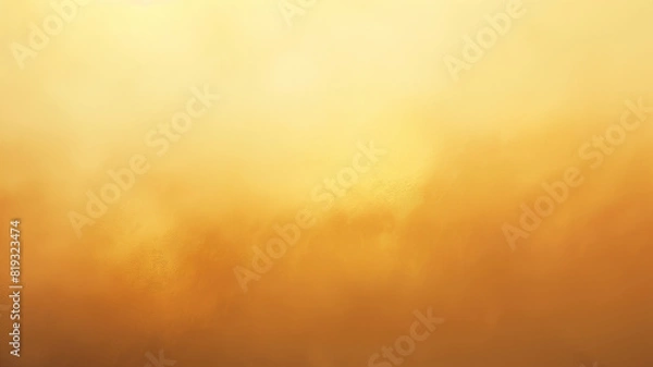 Fototapeta Smooth golden grainy gradient backdrop poster. Website menu sport banner background.	