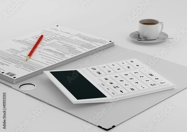 Obraz Рабочее место бухгалтера