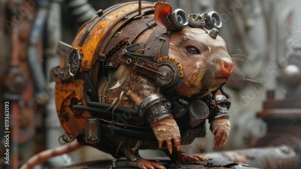 Fototapeta Steampunk Mole