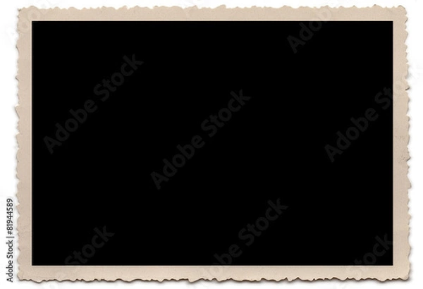 Obraz old photo edge frame