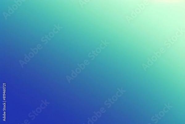 Fototapeta Vector foil turquoise blue, teal metallic texture with shiny rippled scratched surface, polished imitation background. Brushed steel, aluminum or chrome glowing illustration for posters, ads, banners.