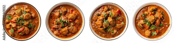 Fototapeta Noolkol Curry isolated on transparent png background. Generative ai