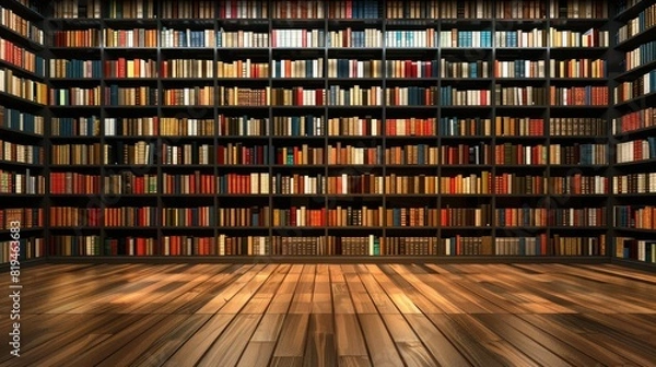 Obraz concept learning education academic background room class study school bookshelves