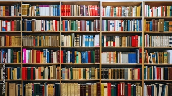 Obraz concept learning education academic background room class study school bookshelves