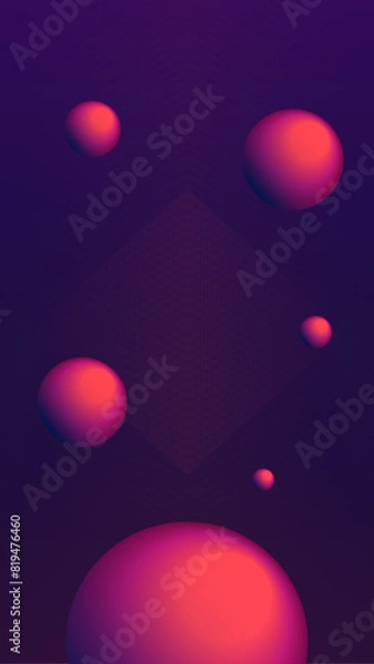 Obraz Abstract gradient background. Futuristic design background for banner, poster, cover, flyer, presentation, advertisement.