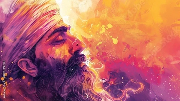 Fototapeta Guru Arjan Dev Ji Shaheedi Diwas: Honoring the Legacy and Martyrdom of the Fifth Sikh Guru