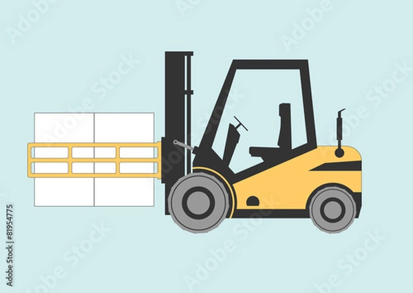 Obraz Forklift bale clamp