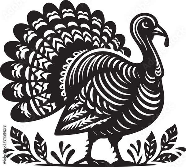 Fototapeta turkey vector ilastration