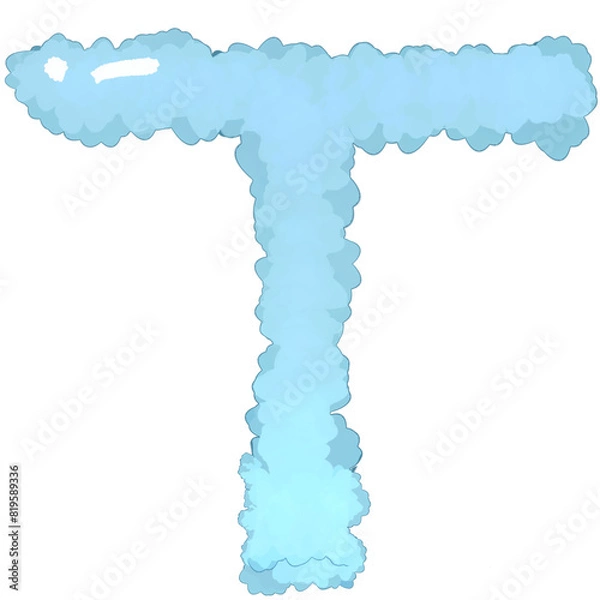 Obraz water font letter