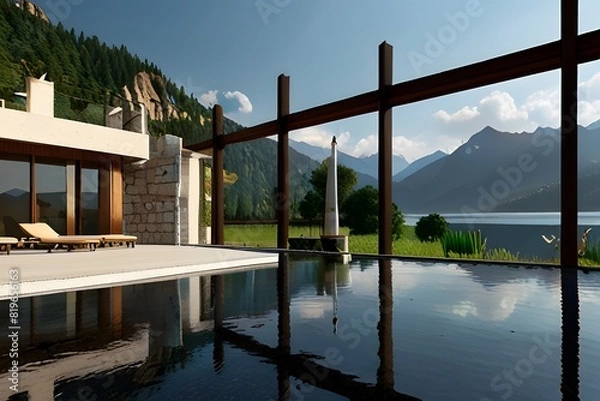 Obraz bridge over lake