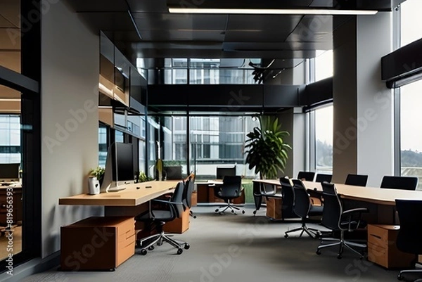 Obraz modern office interior