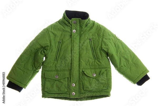 Obraz Children's jacket isolated on white background