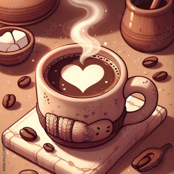 Obraz coffee and chocolate