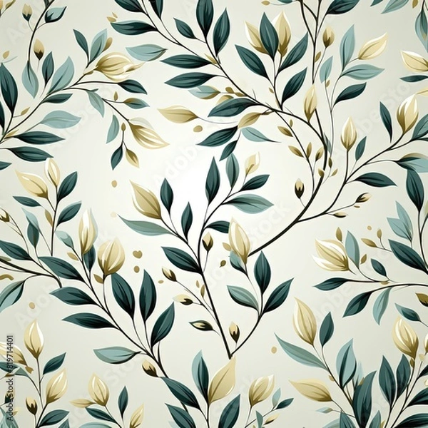 Fototapeta Beautiful simple seamless pattern