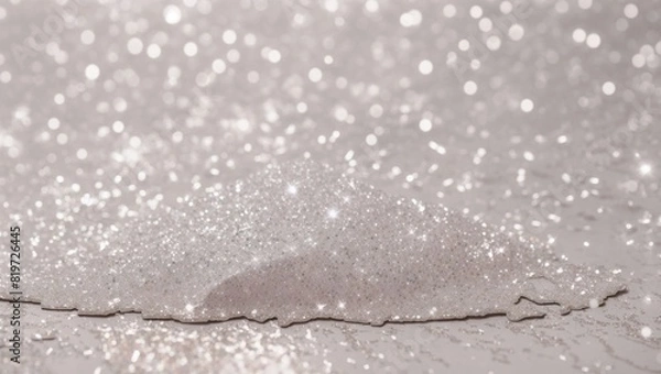 Obraz Glitter white Background Generative Ai 