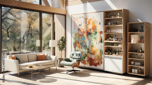 Fototapeta living room interior