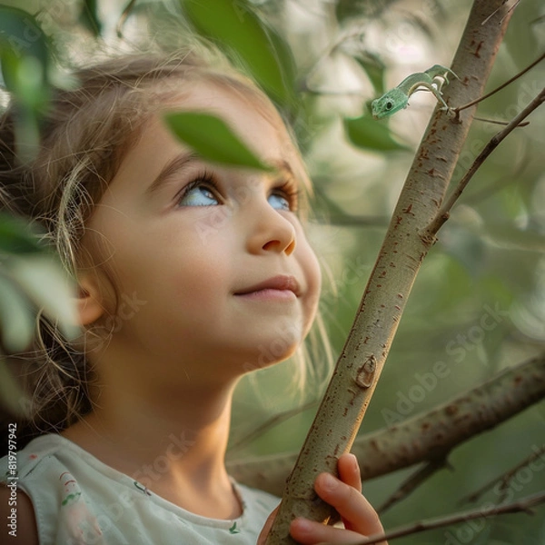 Obraz girl in a tree