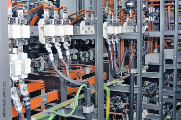 Obraz Electrical control system in factory