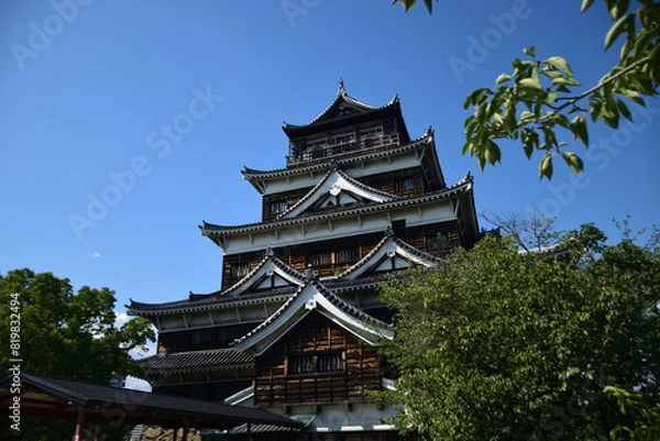 Fototapeta 広島城