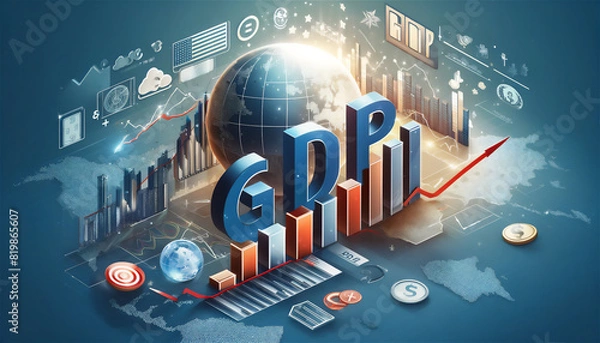 Fototapeta GDP国内総生産のイメージ