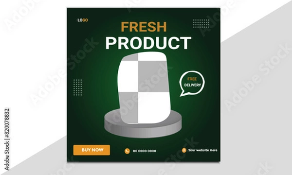 Obraz Social Media Post Design Template