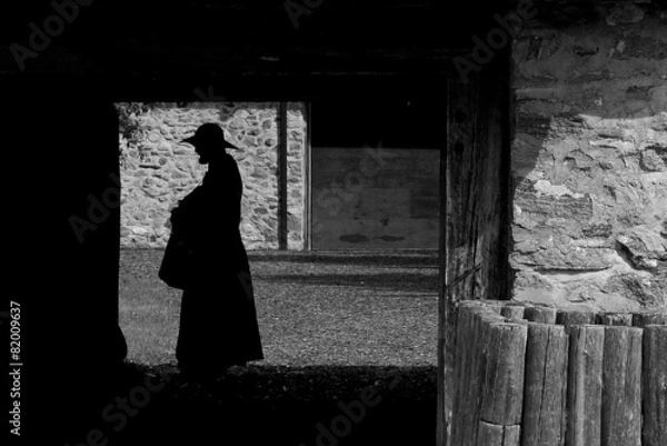 Fototapeta A Jesuit's shadow