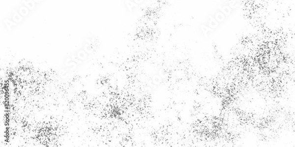 Fototapeta Vector grunge black and white crack paper texture design and texture of a concrete wall with cracks and scratches background.  abstract vintage of old surface dusty rough texture background.