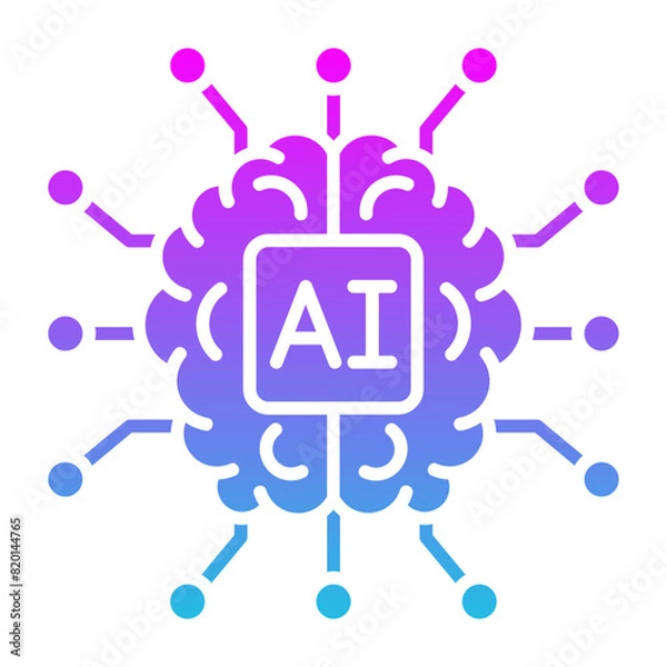 Obraz Artificial Intelligence Icon