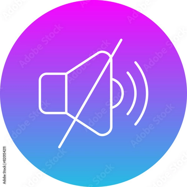 Obraz Muted Icon