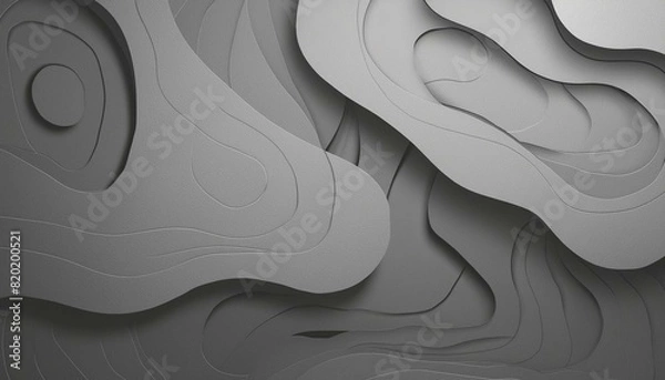 Obraz 3d black and white background