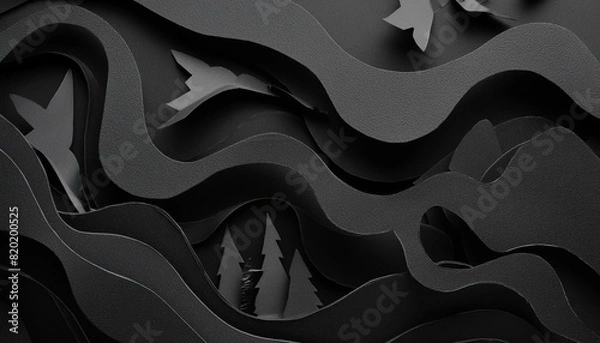 Obraz black and white background