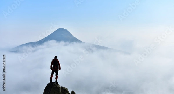 Fototapeta Being at the Summit for Great Views