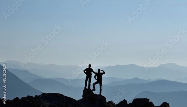 Obraz Being at the Top Together