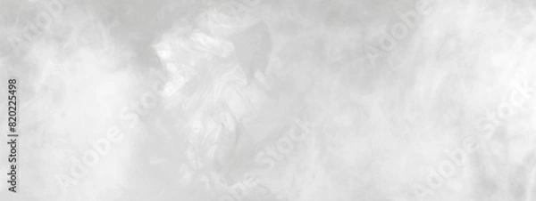 Fototapeta Abstract cloud of fog. Smoke overlay effect. Fog overlay effect. Smoke texture overlays. Misty effect. Isolated on transparent background..