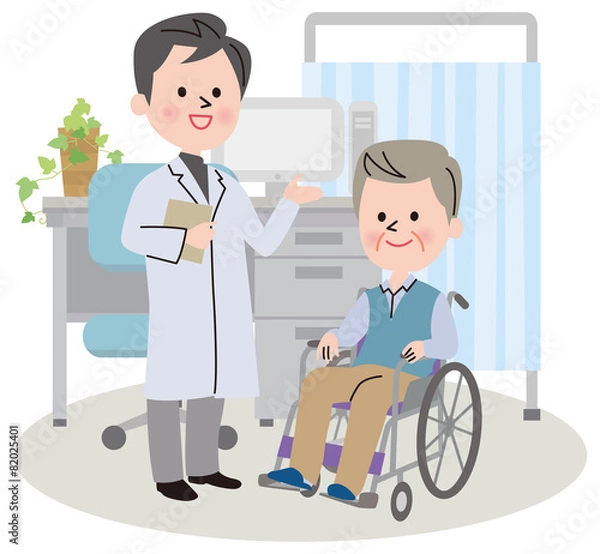 Fototapeta 病院　医者