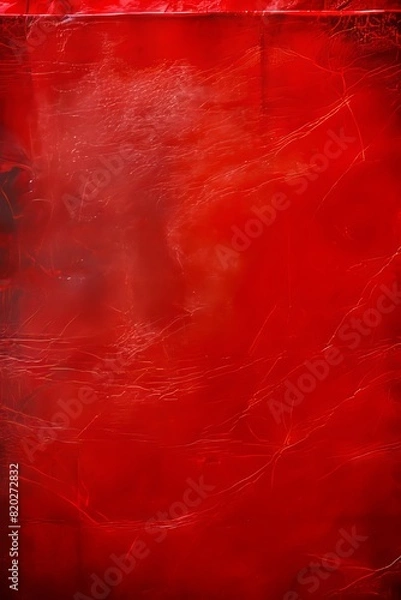 Obraz Red leather texture background wallpaper.