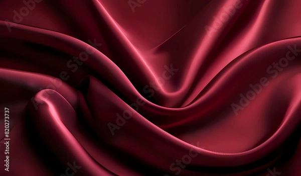 Obraz bordeaux red silk