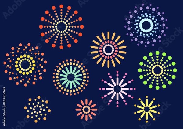 Fototapeta 花火セット