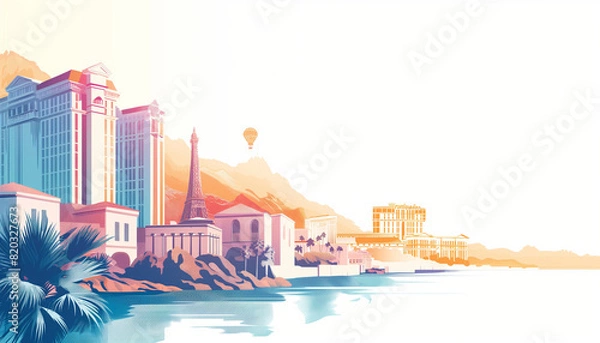 Obraz Las Vegas graphic resources