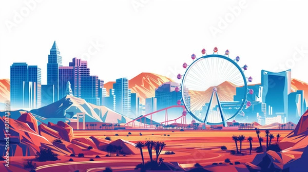 Obraz Las Vegas graphic resources