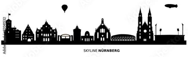 Obraz Skyline Nürnberg