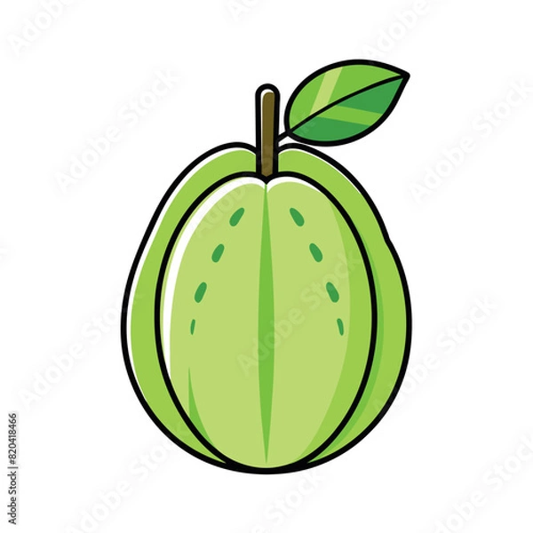 Obraz Grapes cartoon vector Illustration flat style artwork concept
