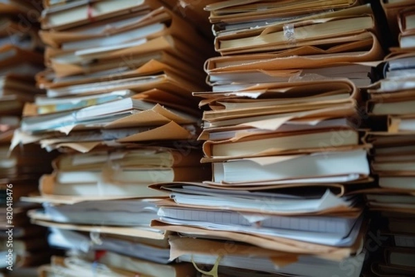 Fototapeta They hired a consultant to improve their document management practices.