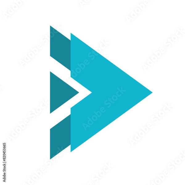 Obraz Arrow head bullet point list icon vector illustration