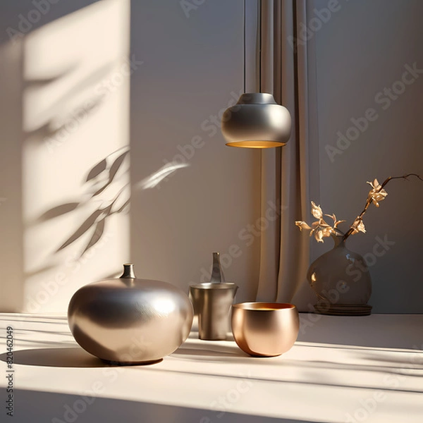Fototapeta rare-highly-sought-after-object-glistening-under-soft-studio-lighting-positioned-within-a-minimali-735098005