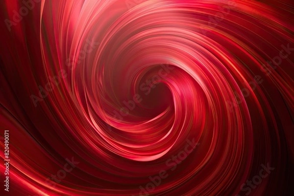 Obraz Vibrant red swirling gradient lines abstract background. Futuristic design