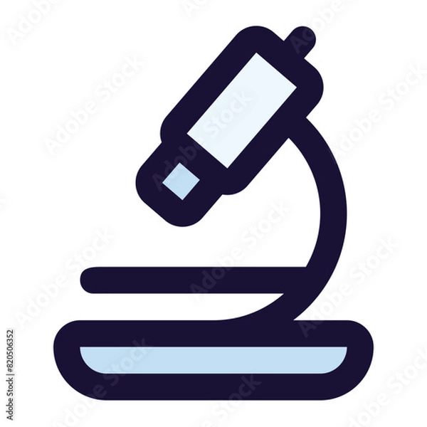 Fototapeta microscope icon for illustration