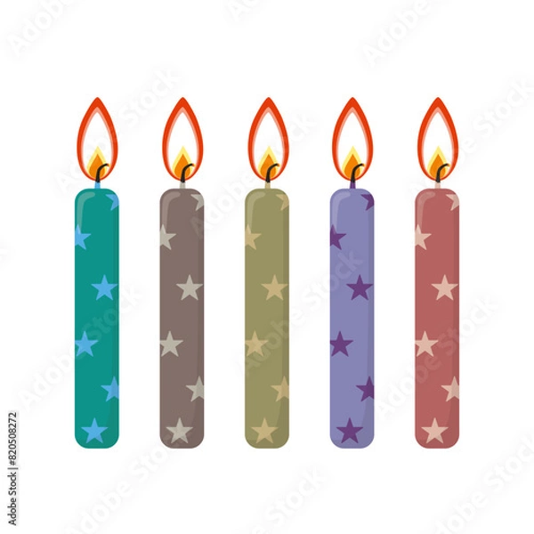 Obraz set of candles
