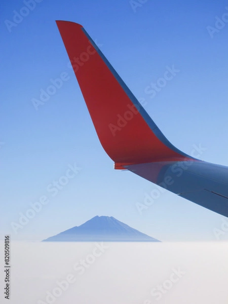 Obraz Mountain and the Plane