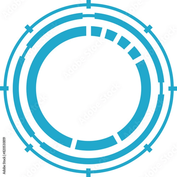 Obraz Futuristic Frame Shape Element